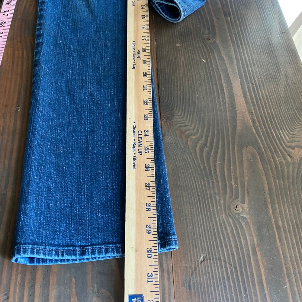 Levi's 525 Perfect Waist Jeans 28 Womens Straight Leg Dark Wash Denim Classic - Picture 7 of 9